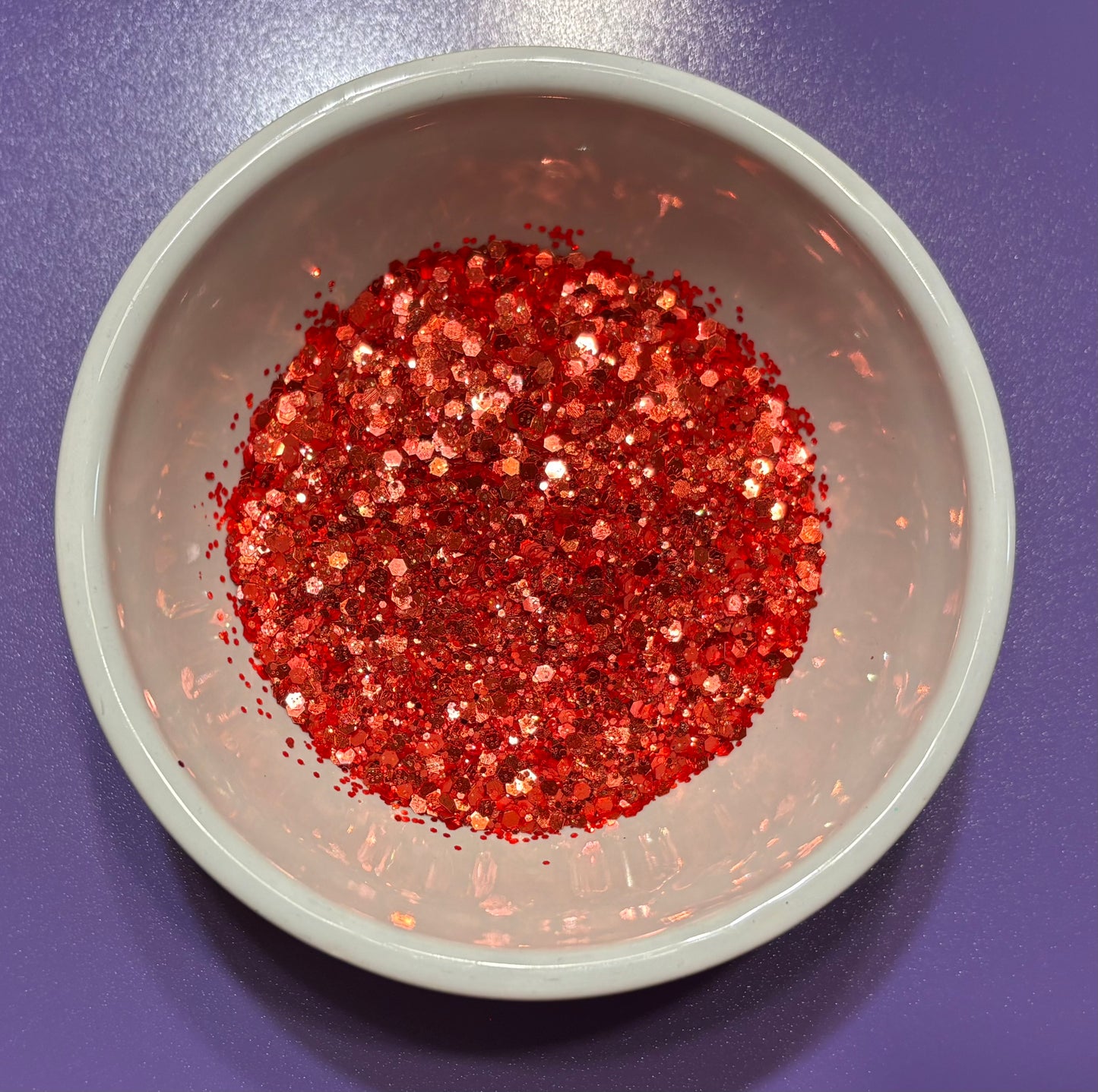Glitter - Chunky Bright Red