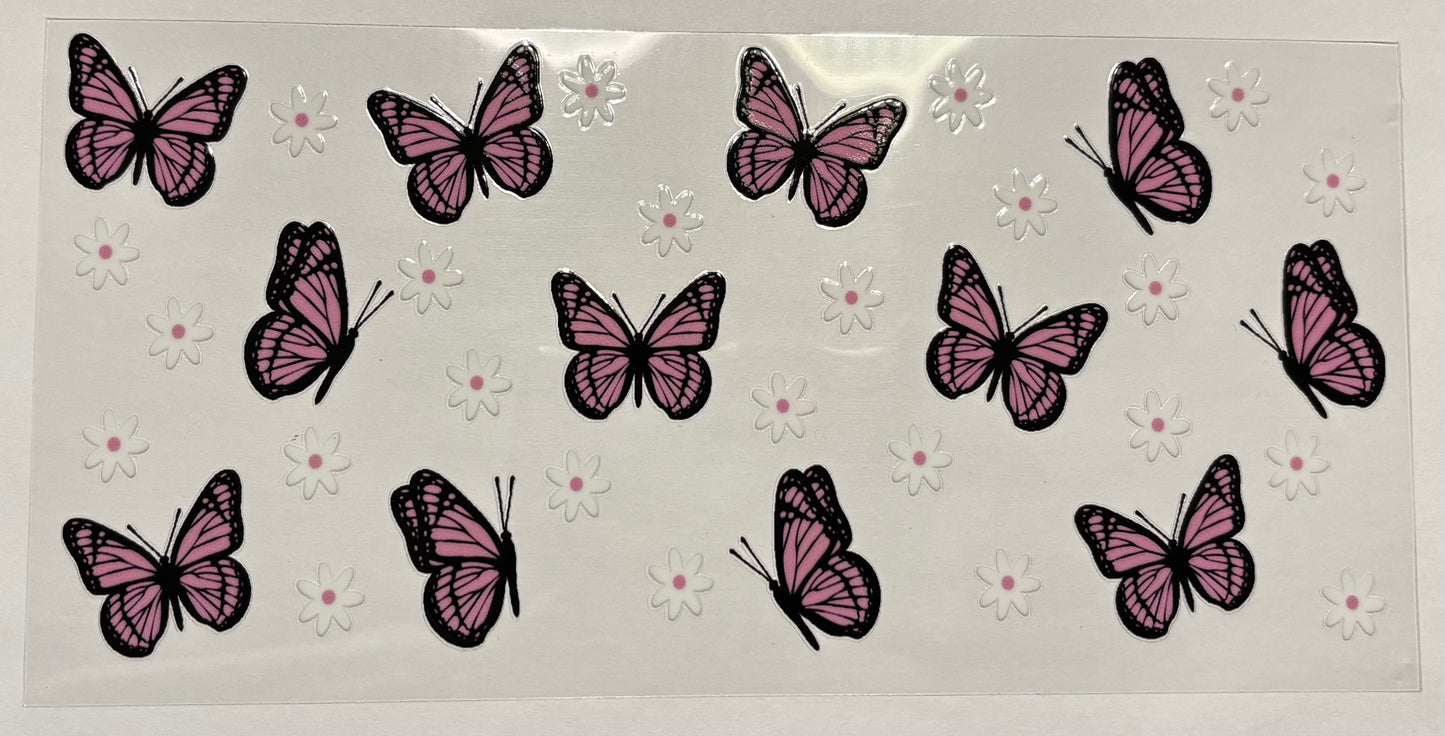 Decal - Purple Butterflies
