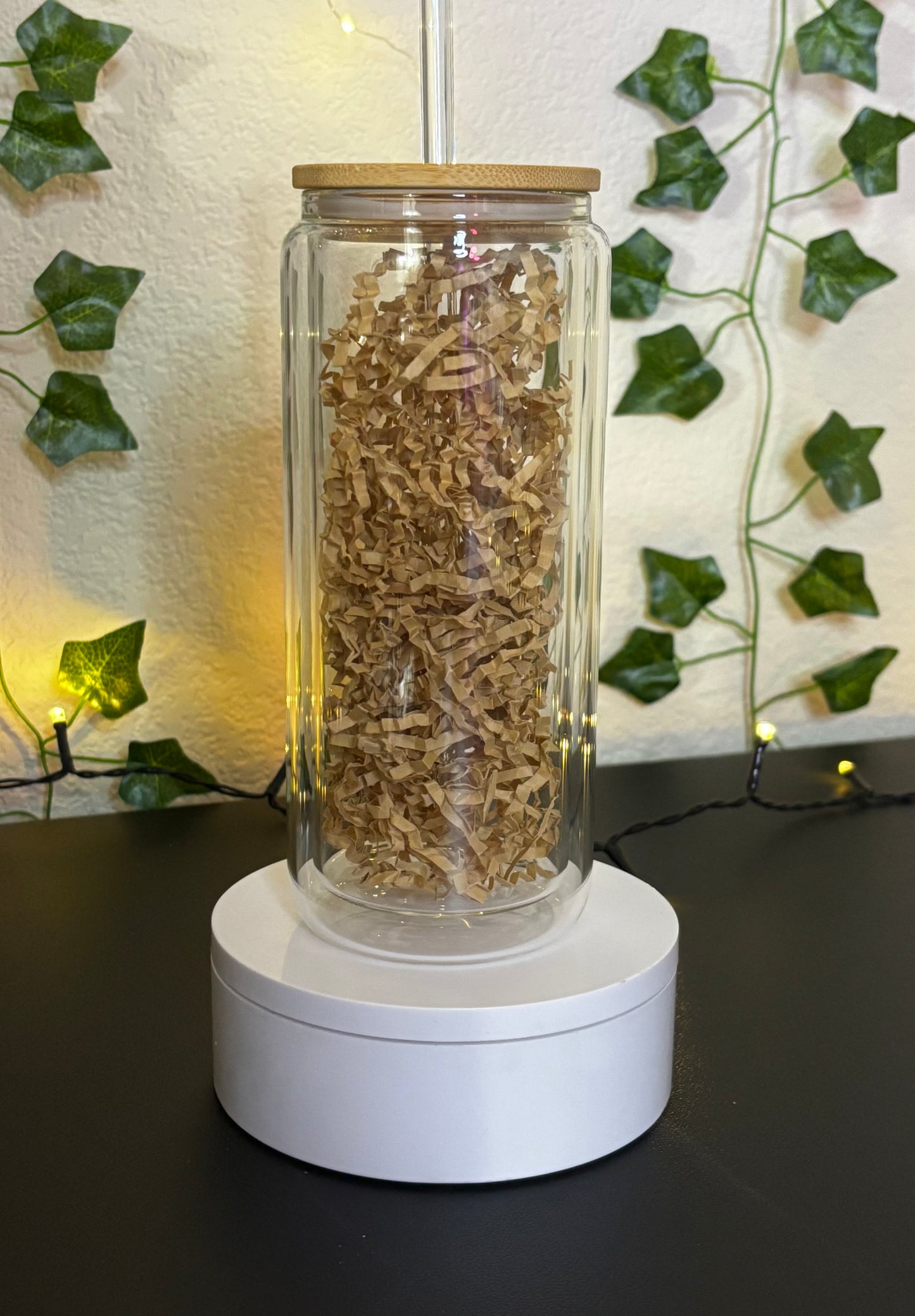 Snowglobe Glass Can - 20oz