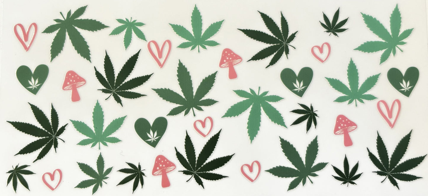 Decal - Leaf & Shroom
