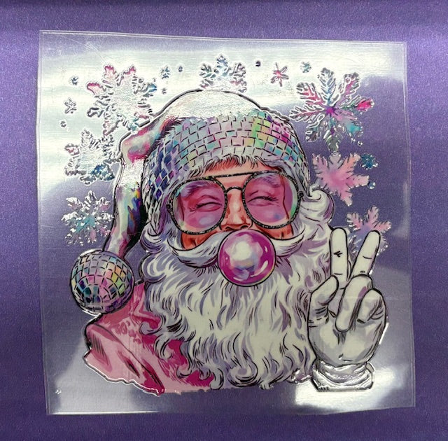 Decal - Santa Peace Bubblegum