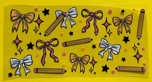 Decal - Pencil Bows