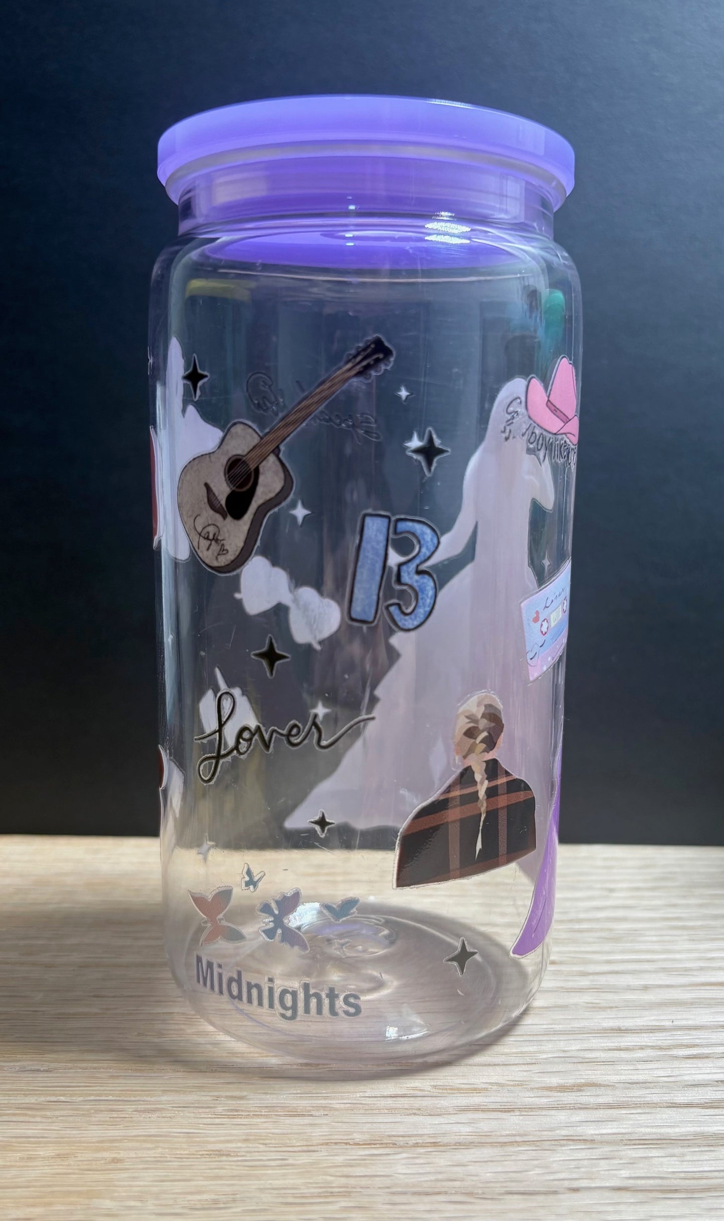 Swift 1 - 16oz Acrylic w/ Colored Lid