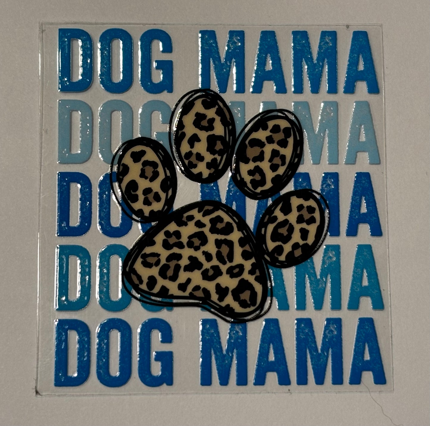 Decal - Blue Dog Mom