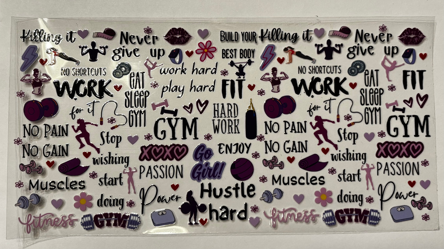 Decal - Gym Motivation