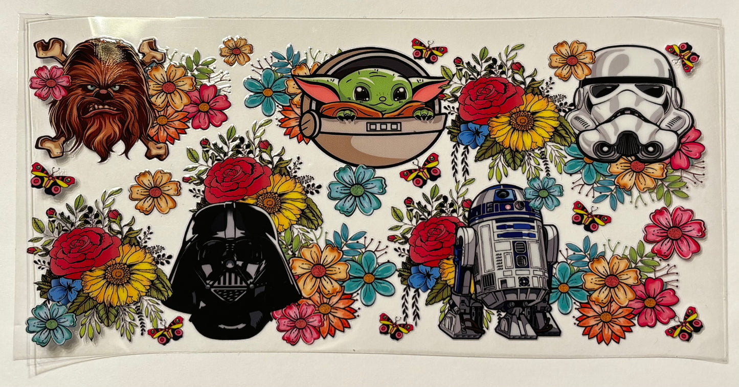 Decal - Star Wars Flowers