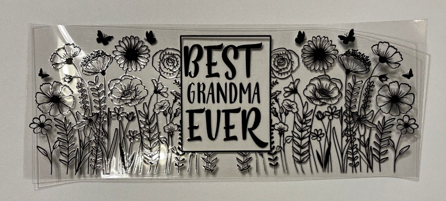 Decal - Flower Best Grandma