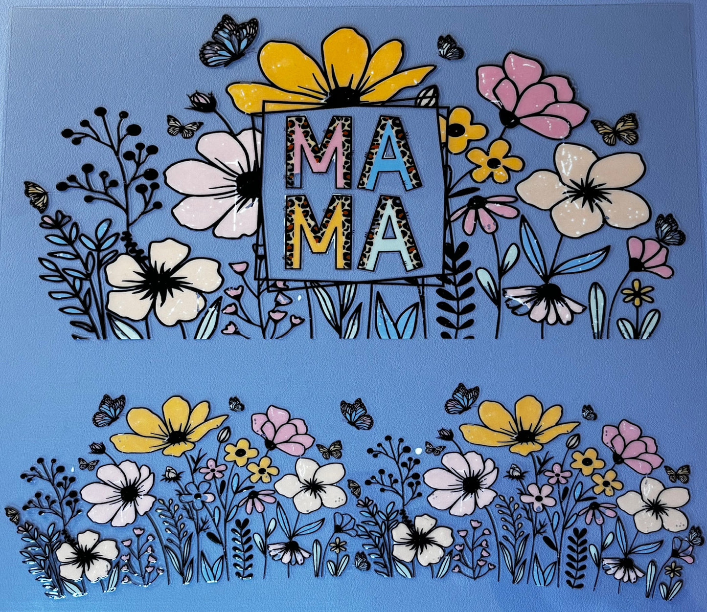 Decal - Mama Flowers