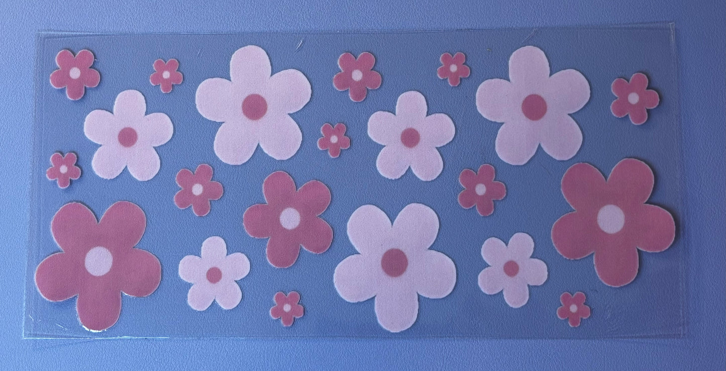 Decal - Pink Flowers