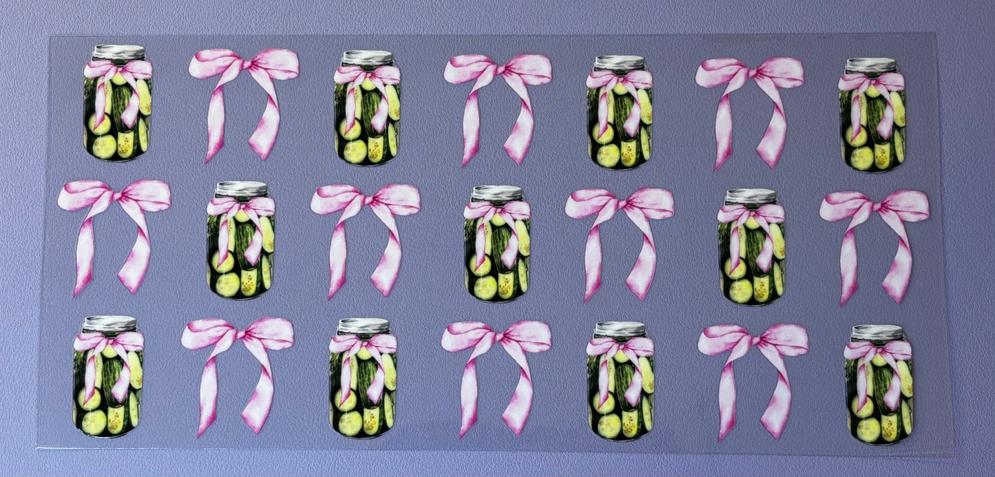 Decal - Pickles and Bows