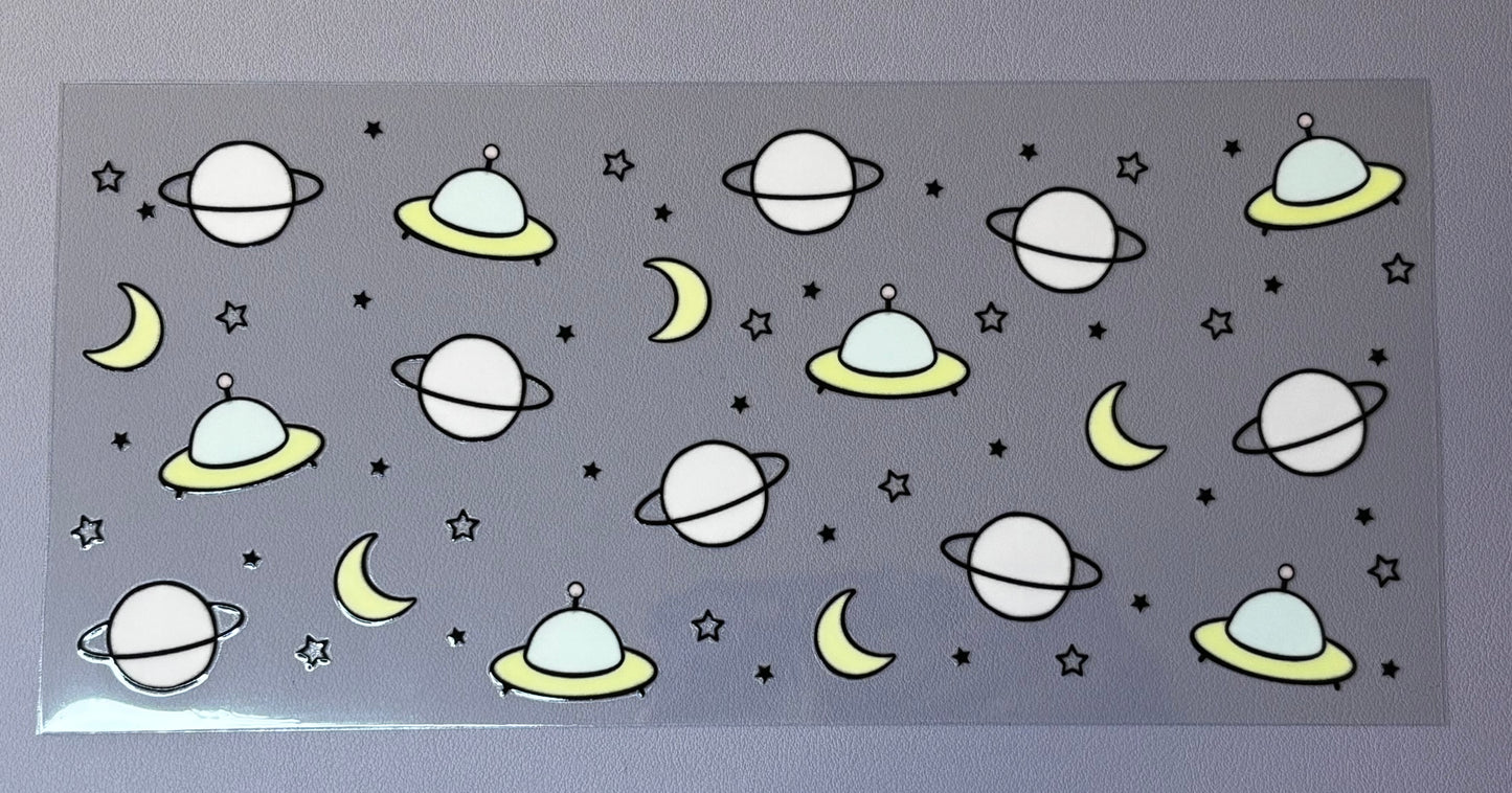 Decal - Cute UFOs