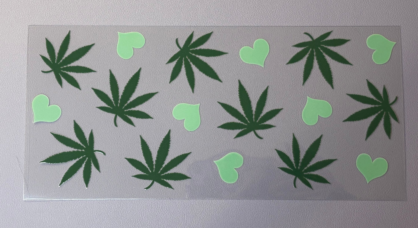 Decal - Cute 420 Leaves