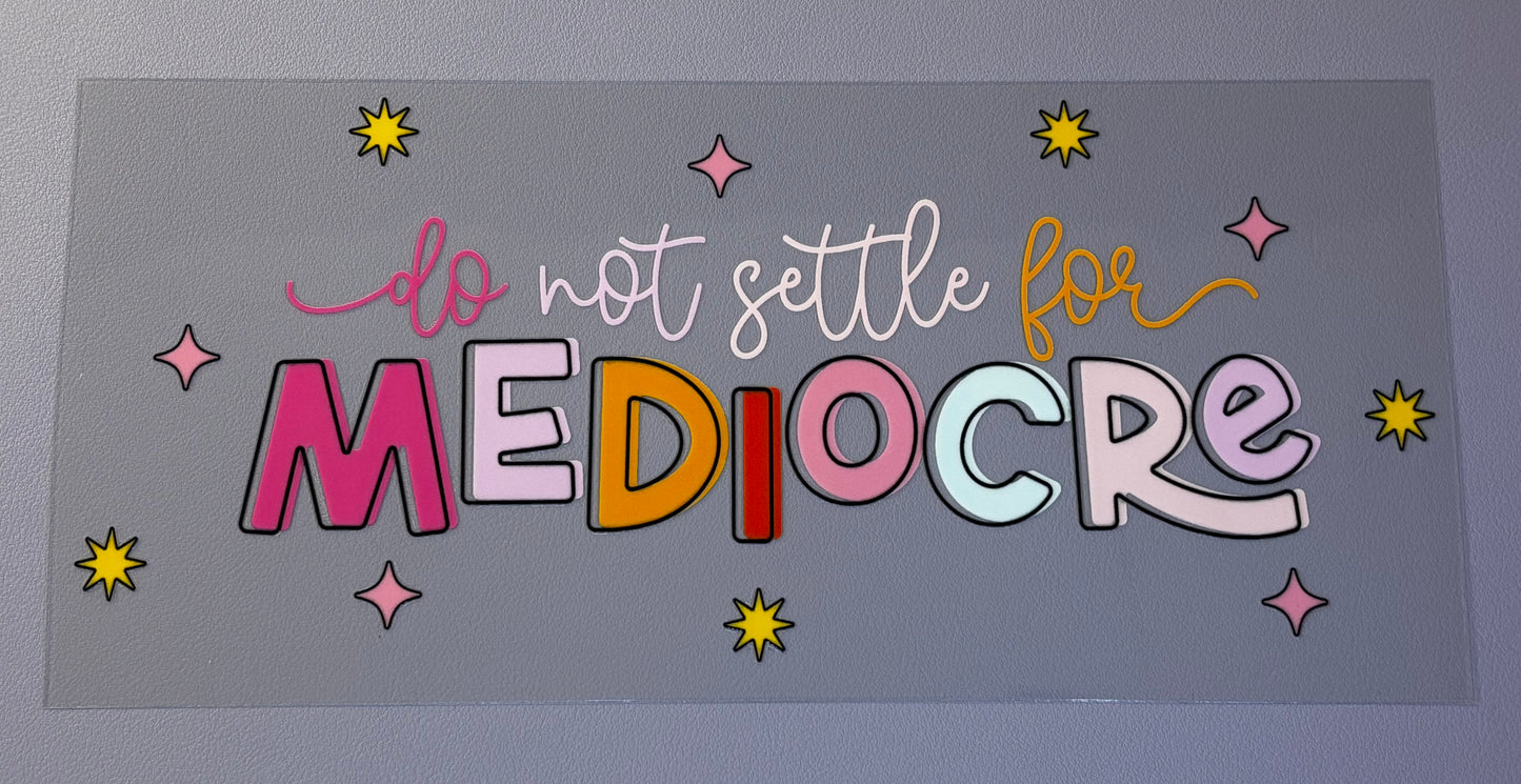 Decal - Don't Settle