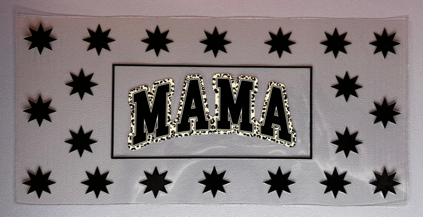 Decal - Mama Cheetah Stars
