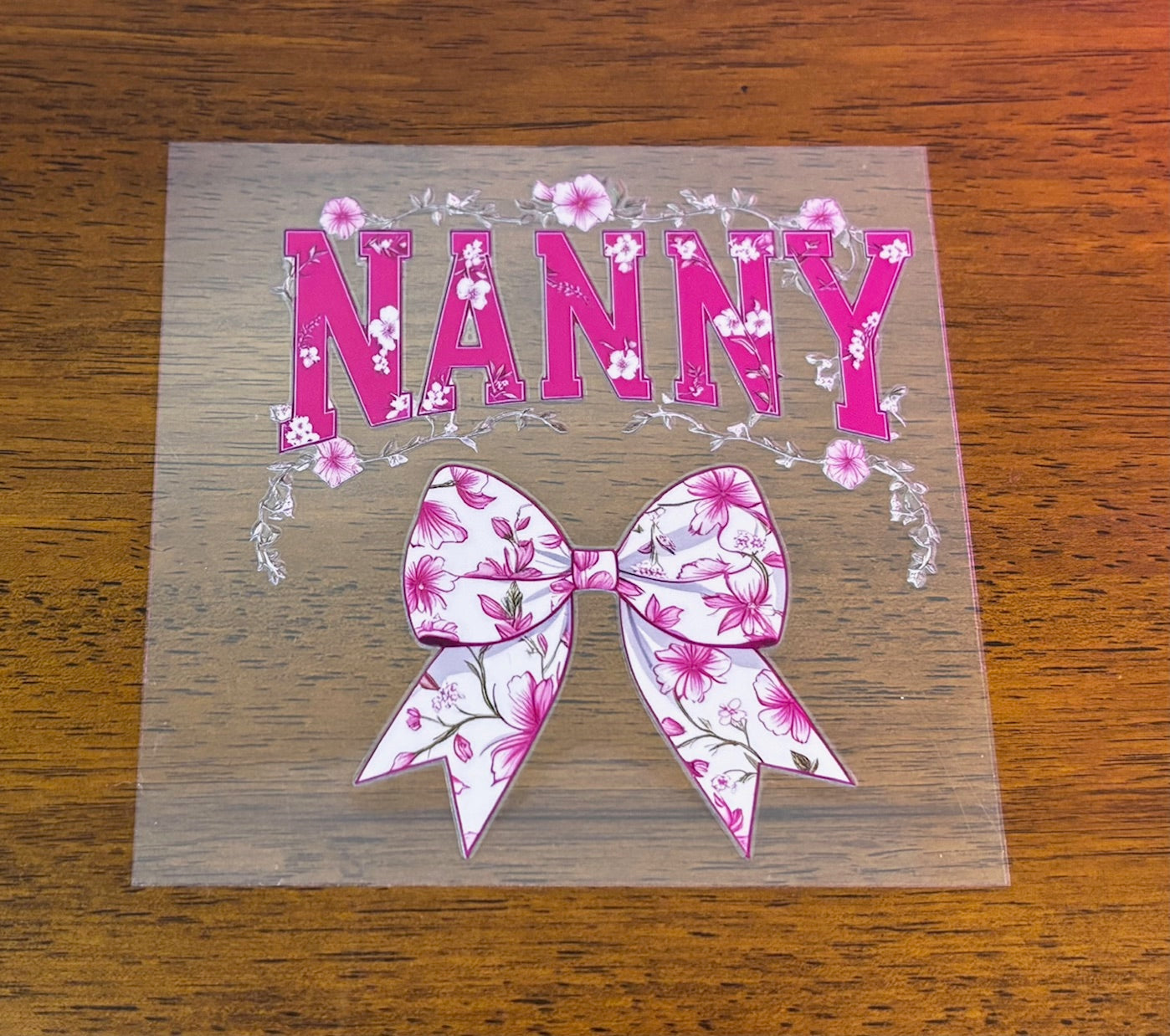 Decal - Nanny Pink Bow