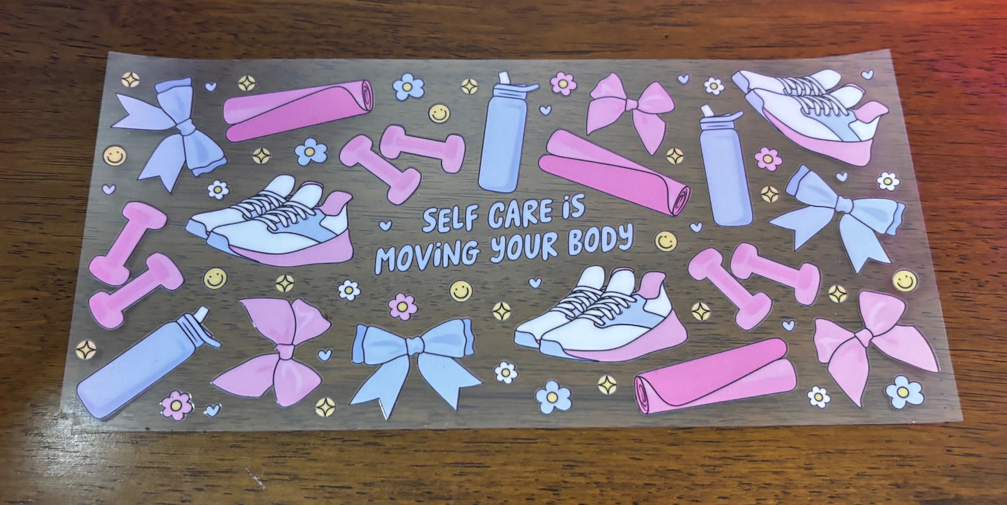 Decal - Self Care Is Moving