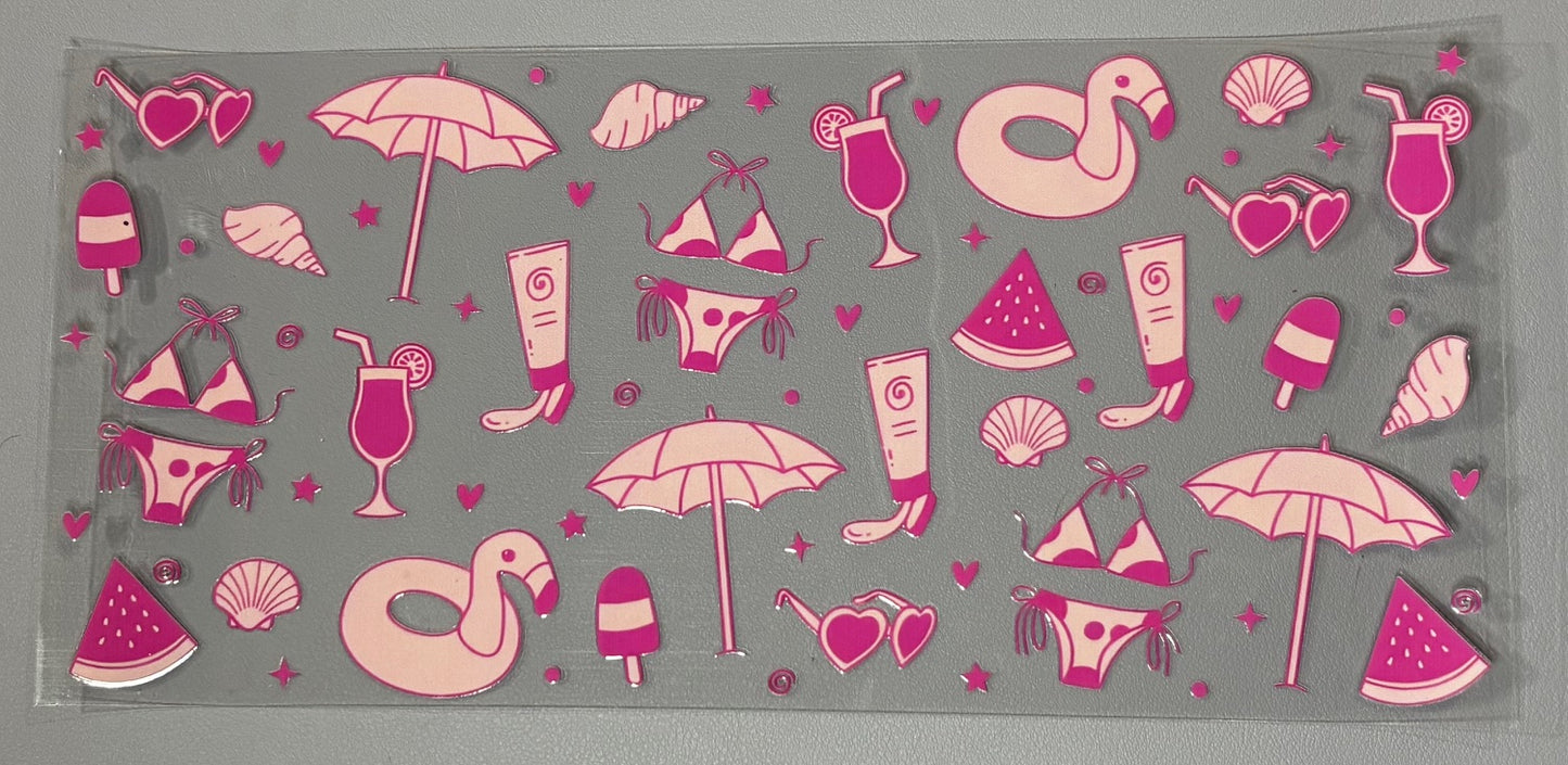 Decal - Pink Summer