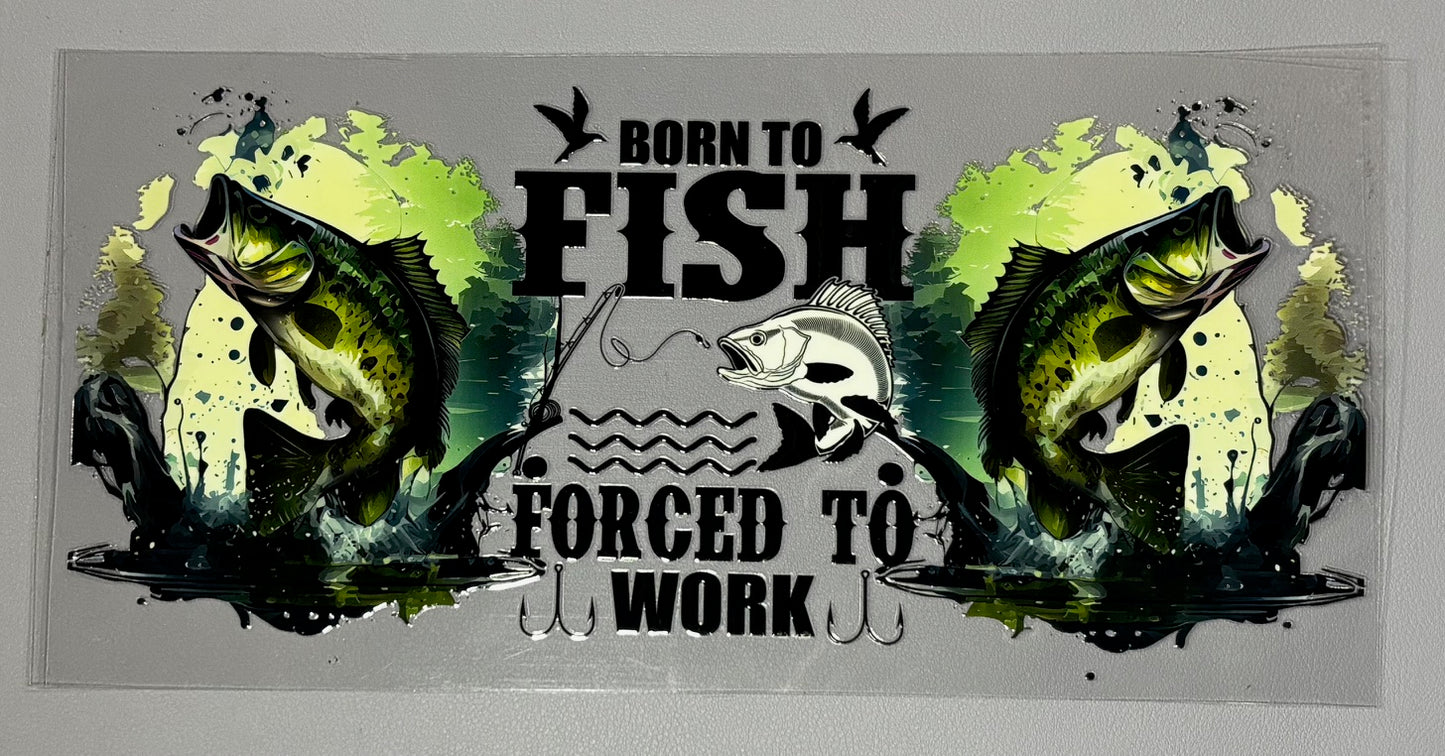 Decal - Born To Fish
