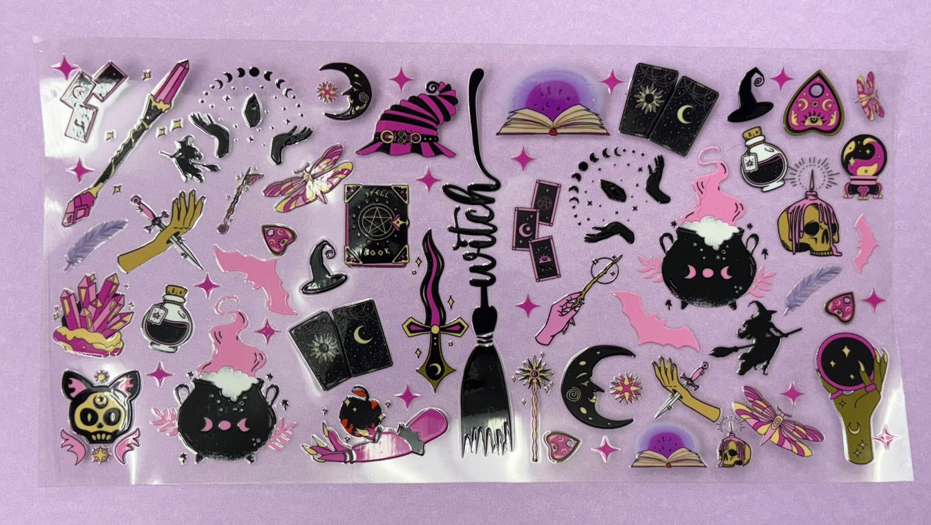 Decal - Purple Witch