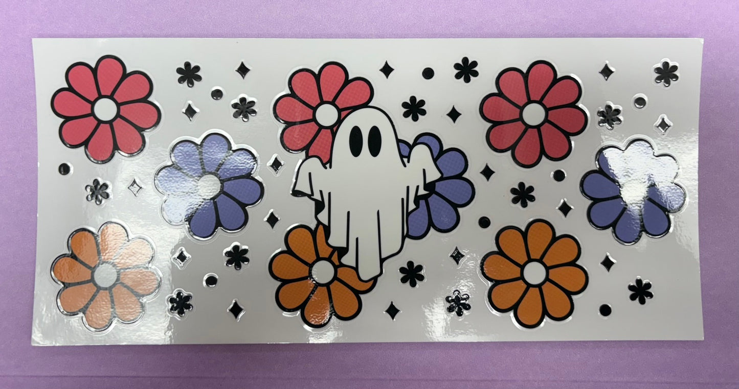Decal - Cute Flower Ghosty