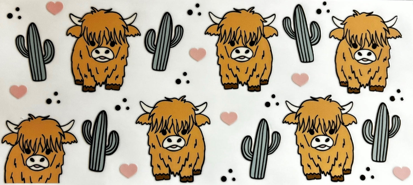 Decal - Highland Cow