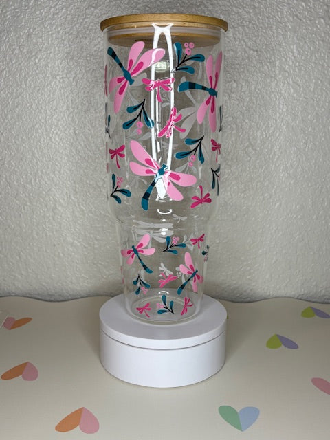 Dragonfly - 40oz Glass