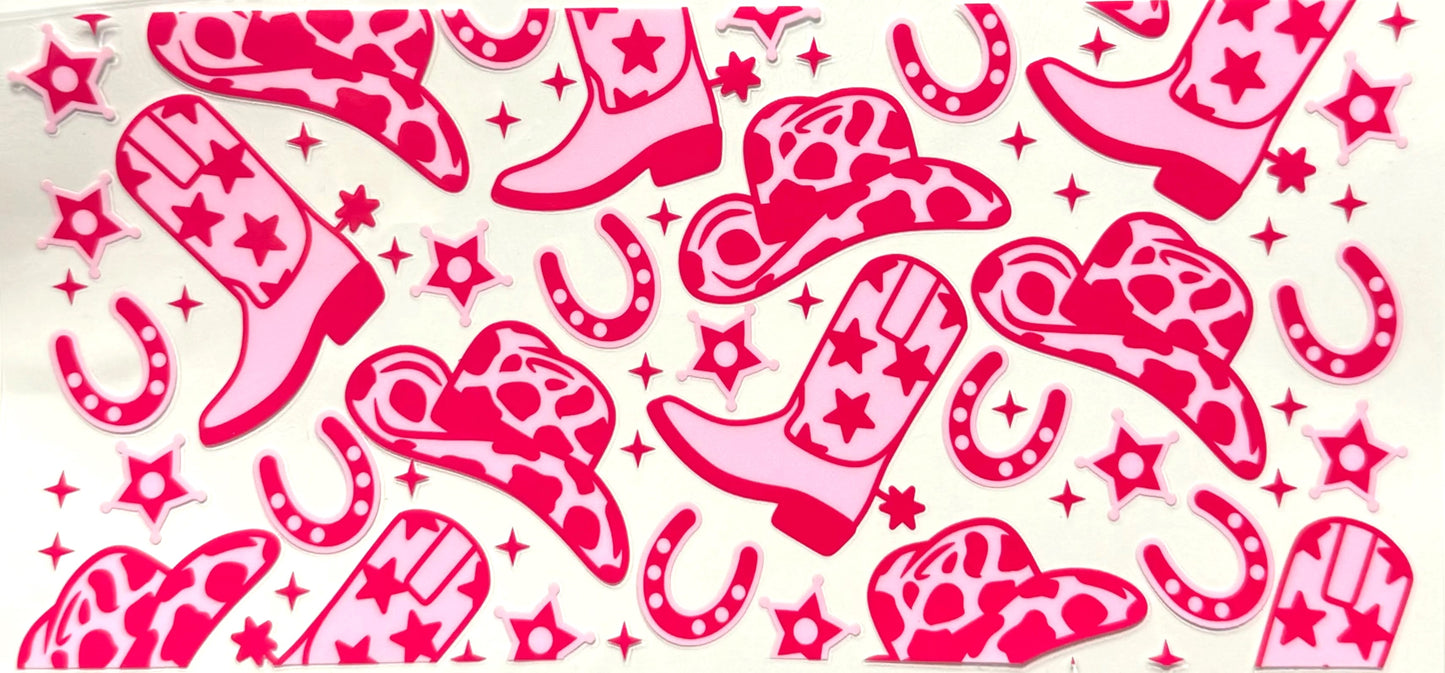 Decal - Pink Western