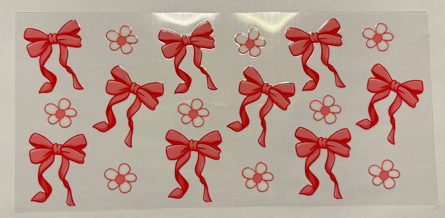 Decal - Pink Bows