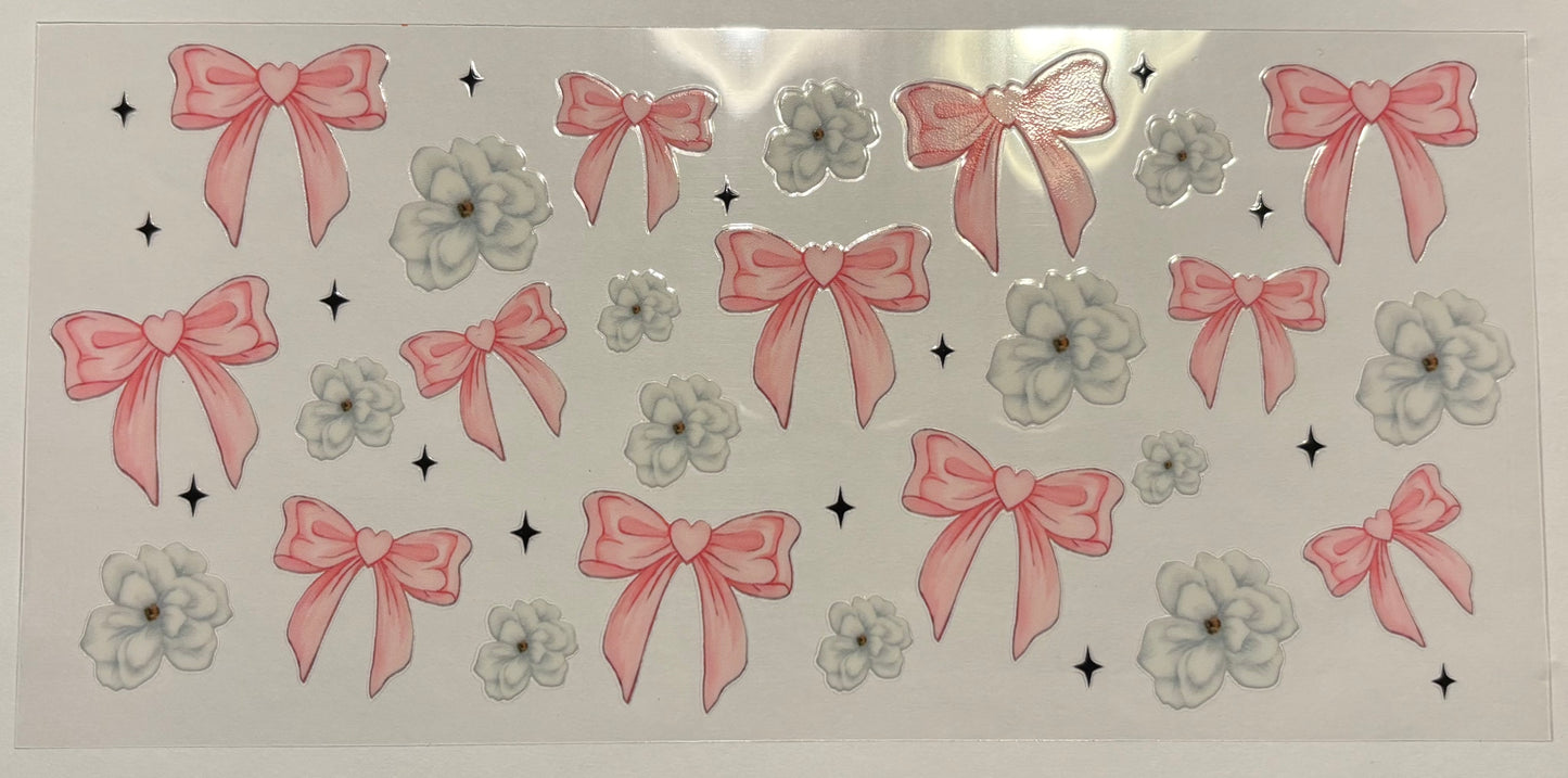 Decal - Bows & Flowers