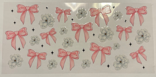 Decal - Bows & Flowers