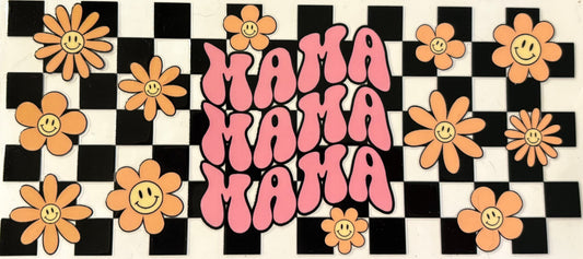 Decal - Mama Checkered