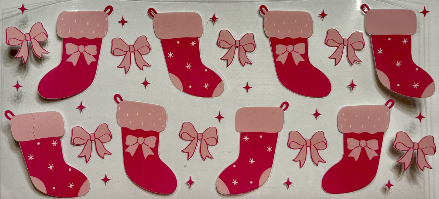 Decal - Pink Stockings