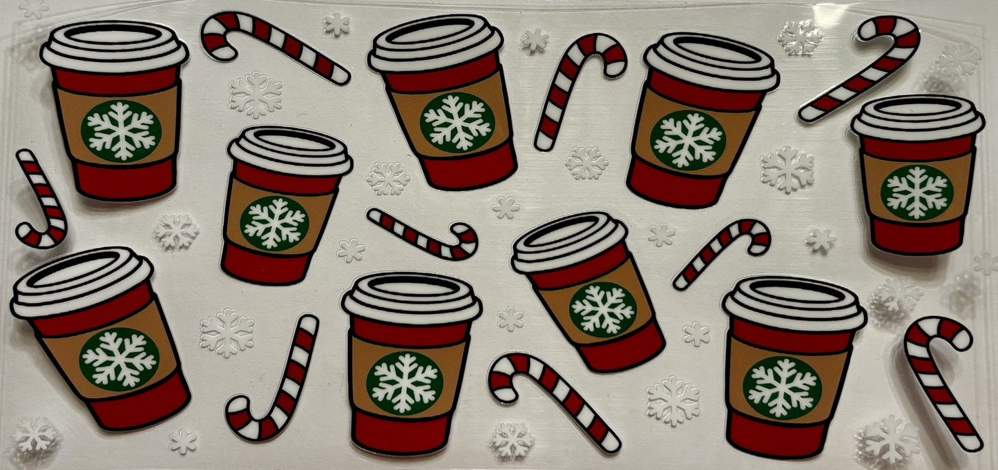 Decal - Christmas Coffee