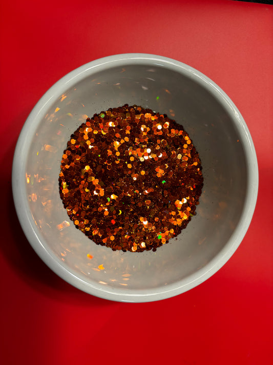 Glitter - Chunky Orange