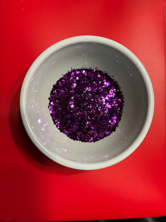 Glitter - Chunky Dark Purple