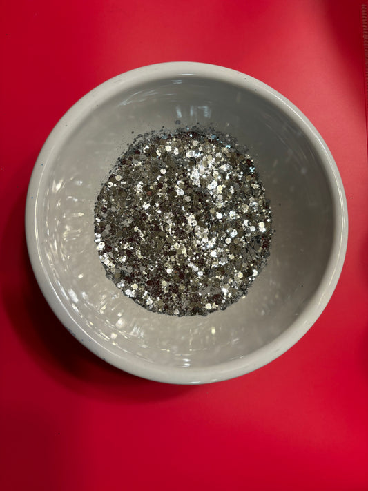 Glitter - Chunky Silver