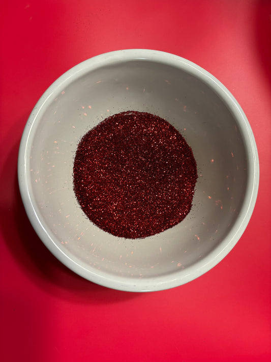 Glitter - Fine Red