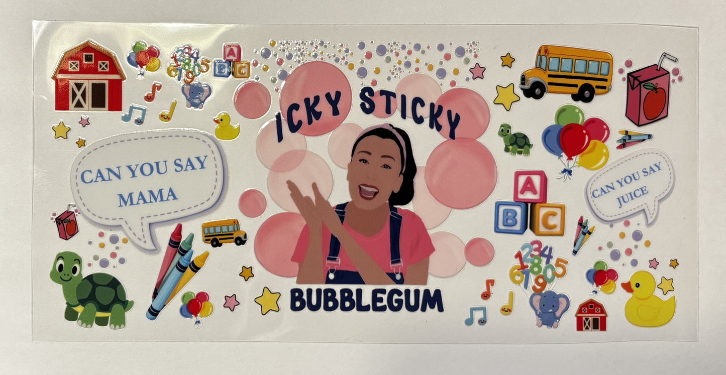 Decal - Icky Sticky