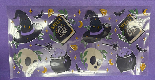 Decal - Purple Witch Hat