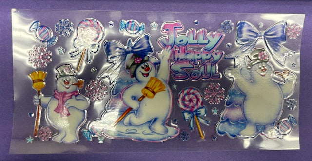 Decal - Jolly Snowman