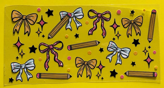 Decal - Pencil Bows