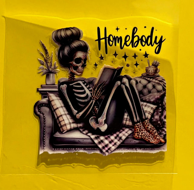 Decal - Homebody Skeleton