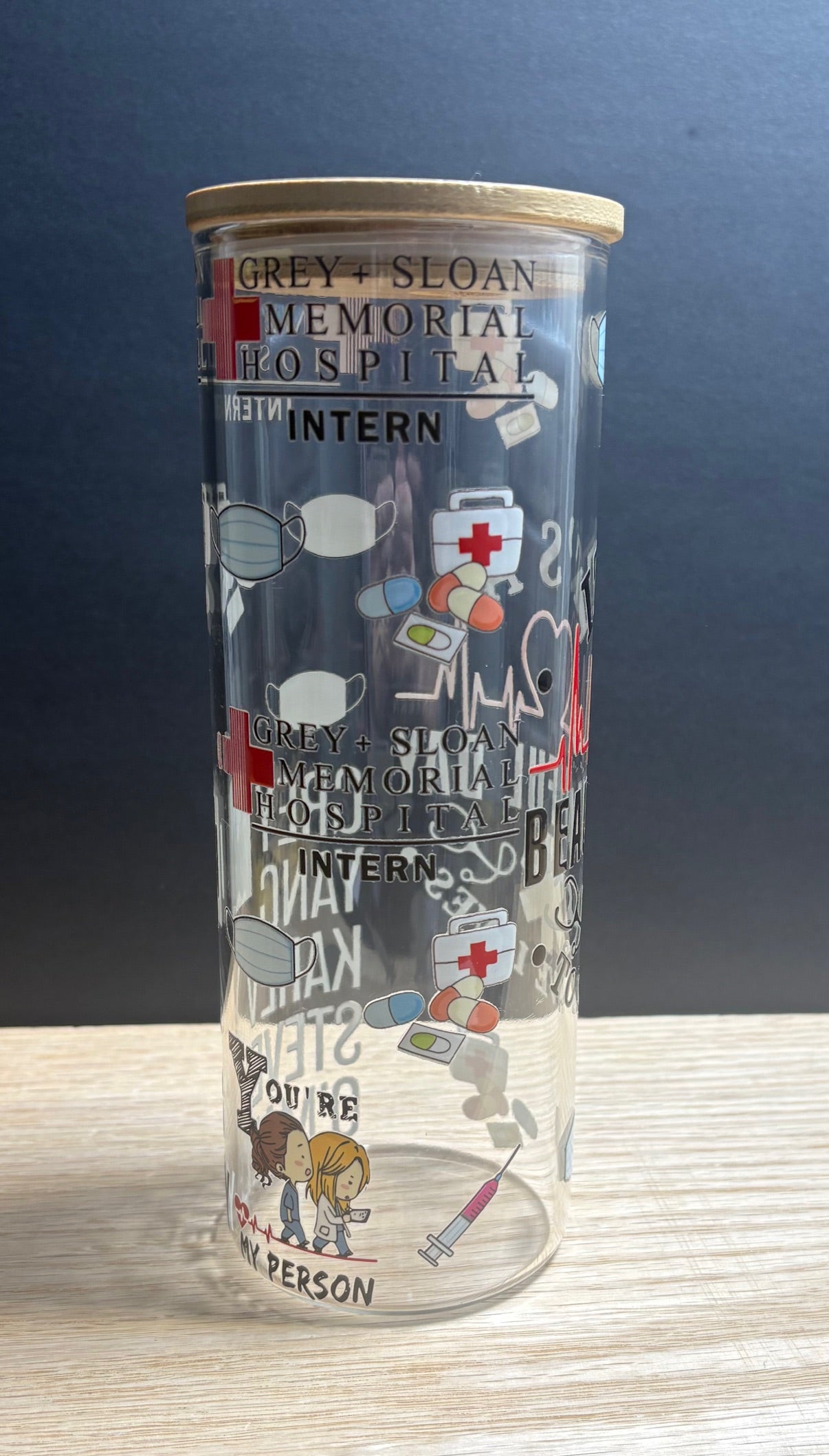 Greys - 25oz Glass