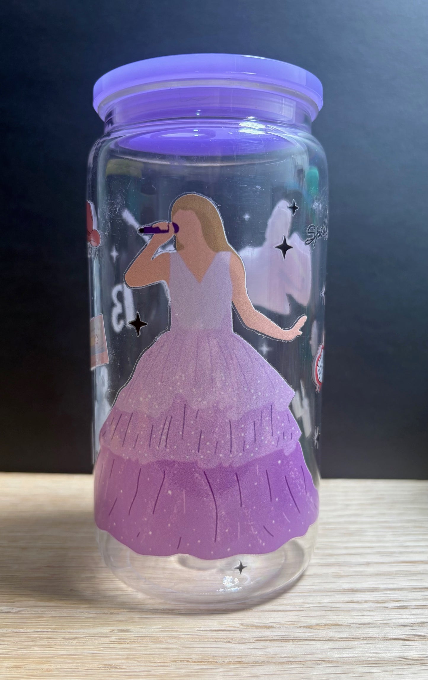 Swift 1 - 16oz Acrylic w/ Colored Lid