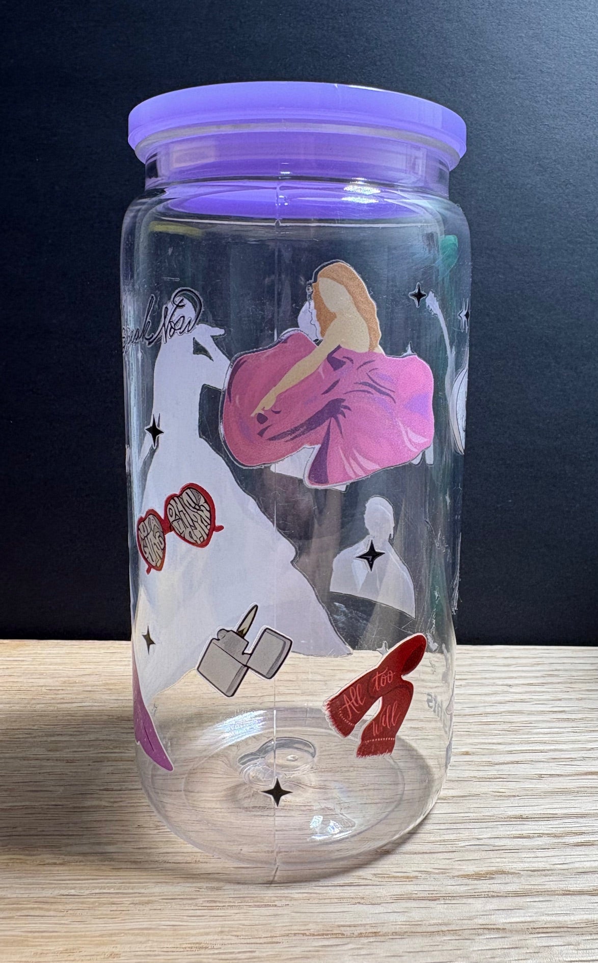 Swift 1 - 16oz Acrylic w/ Colored Lid