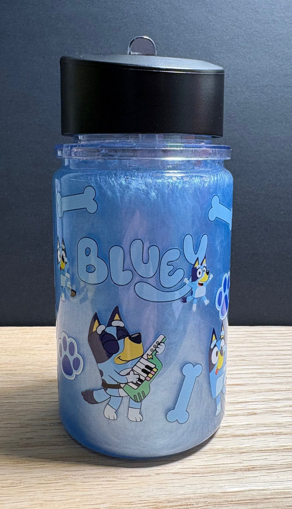 Blue Dog - 10oz Acrylic Kid Sipper