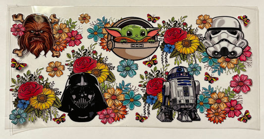 Decal - Star Wars Flowers