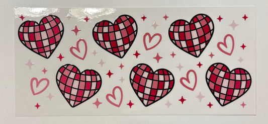 Decal - Disco Hearts