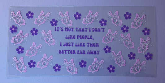 Decal - Better Farther Away