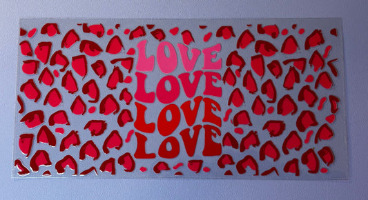 Decal - Love Hearts